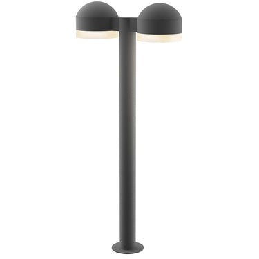 Sonneman 7308-DC.FW Reals 28" LED Double Bollard Dome Cap / White Lens-White Glass Shade 2