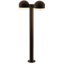 Sonneman 7308-DC.FW Reals 28" LED Double Bollard Dome Cap / White Lens-White Glass Shade 1
