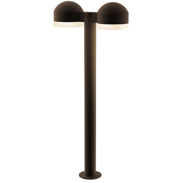 Sonneman 7308-DC.FW Reals 28" LED Double Bollard Dome Cap / White Lens-White Glass Shade 1