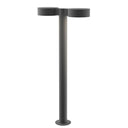 Sonneman 7308-PC.PL Reals 28" LED Double Bollard Plate Cap / Lens-White Glass Shade 2