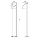 Sonneman 7311 Shear 16" LED Bollard 4