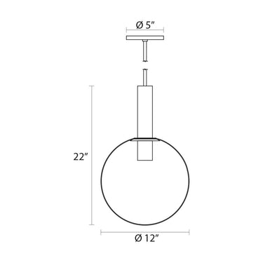 Sonneman Lighting 3760.35 Bubbles 8 Inch 1-Light Pendant 4