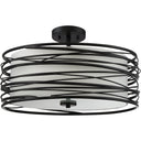Spiral 3 Light Semi-Flush Mount 6