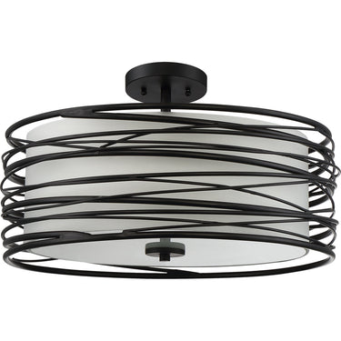 Spiral 3 Light Semi-Flush Mount 6