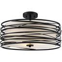 Spiral 3 Light Semi-Flush Mount 1