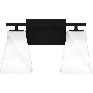 Stetson 2 Light Bath Light in Matte Black 4