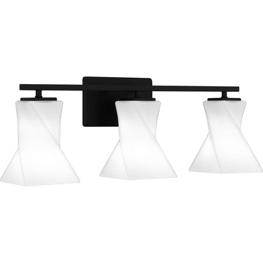 Stetson 3 Light Bath Light in Matte Black 1