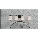 Stetson 4 Light Bath Light in Matte Black 2