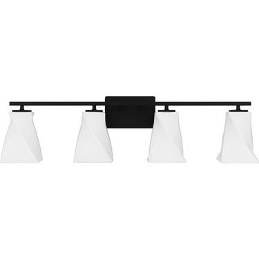 Stetson 4 Light Bath Light in Matte Black 3