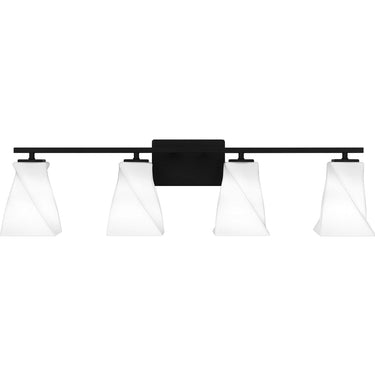Stetson 4 Light Bath Light in Matte Black 4