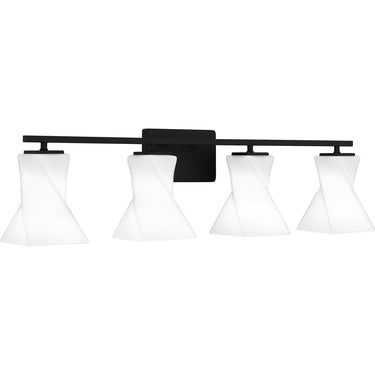 Stetson 4 Light Bath Light in Matte Black 1