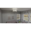 Stiles 5 Light Semi-Flush Mount in Polished Chrome 3