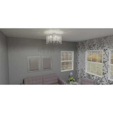 Stiles 5 Light Semi-Flush Mount in Polished Chrome 3