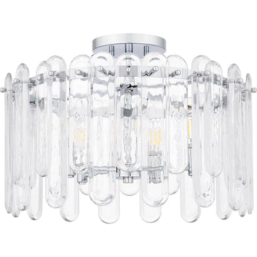 Stiles 5 Light Semi-Flush Mount in Polished Chrome 5