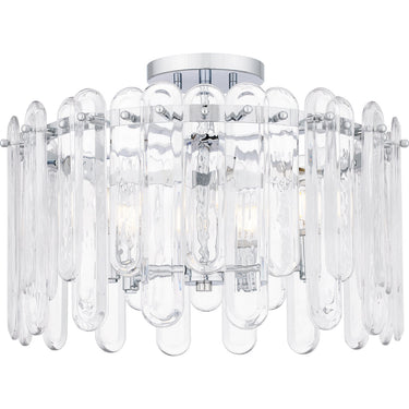 Stiles 5 Light Semi-Flush Mount in Polished Chrome 1