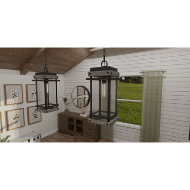 Strader 1 Light Mini Pendant in Matte Black 3