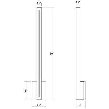 Stripe 24" LED Sconce 7