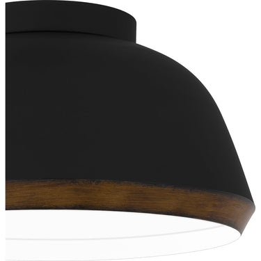 Tamara 3 Light Flush Mount in Matte Black 2