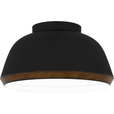 Tamara 3 Light Flush Mount in Matte Black 1