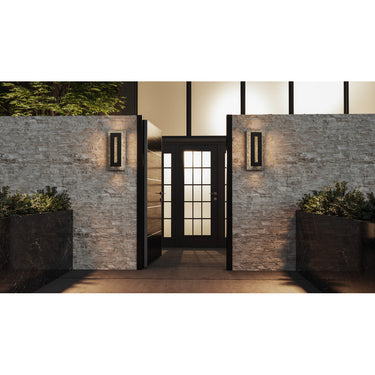 Tate TTE8308EK Outdoor Wall Sconce in Earth Black 3
