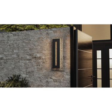 Tate TTE8408EK Outdoor Wall Sconce in Earth Black 2