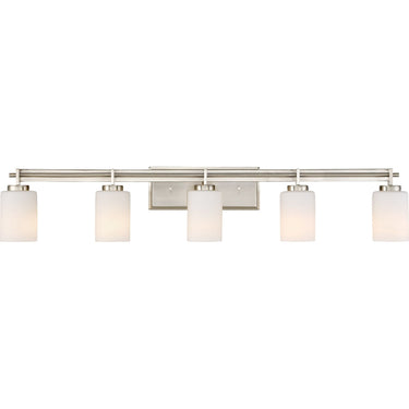 Taylor 5 Light Bath Light in Brushed Nickel 2