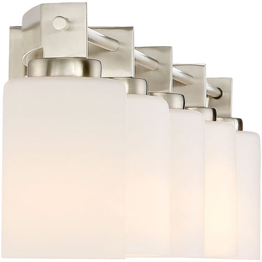 Taylor 5 Light Bath Light in Brushed Nickel 3