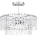 Tayshia 3 Light Semi-Flush Mount in Polished Chrome 2