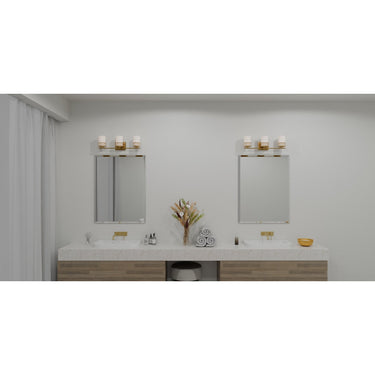 Tenley 3 Light Bath Light in Aged Brass 3
