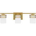 Tenley 3 Light Bath Light in Aged Brass 4