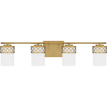 Tenley 4 Light Bath Light in Aged Brass 3