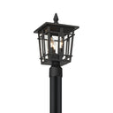 The Great Outdoors Fieldstone 9" High 3 Light Outdoor Post Mount - 77905-66 2