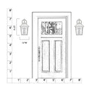 The Great Outdoors Parkside 22" High 4 Light Outdoor Wall Sconce - 78001-66 6