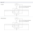 The Modern Fan Company Ball 20W LED Light Fan 24