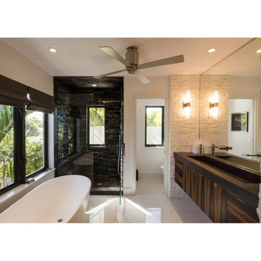 The Modern Fan Company Lapa Flush Mount Fan Without Light 17