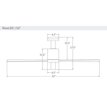 The Modern Fan Company Pensi Fan - Aluminum/Anthracite 13