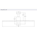 The Modern Fan Company Pensi Fan - Gloss White 14