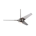 The Modern Fan Company Torsion Fan with 17W LED Light - Bright Nickel 4