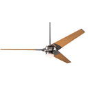The Modern Fan Company Torsion Fan with 17W LED Light - Bright Nickel 8
