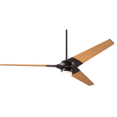 The Modern Fan Company Torsion Fan with 17W LED Light- Dark Bronze 9