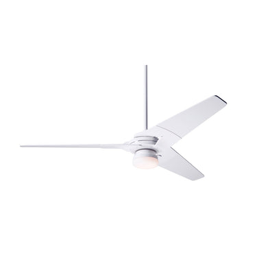 The Modern Fan Company Torsion Fan with 17W LED Light - Gloss White 4