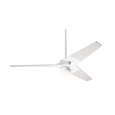 The Modern Fan Company Torsion Fan with 17W LED Light - Gloss White 5