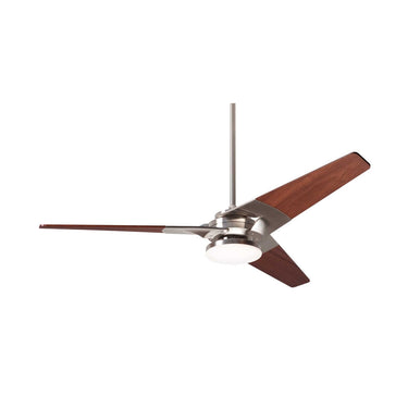The Modern Fan Company Torsion Fan with 20W LED Light- Bright Nickel 2
