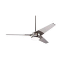 The Modern Fan Company Torsion Fan with 20W LED Light- Bright Nickel 4
