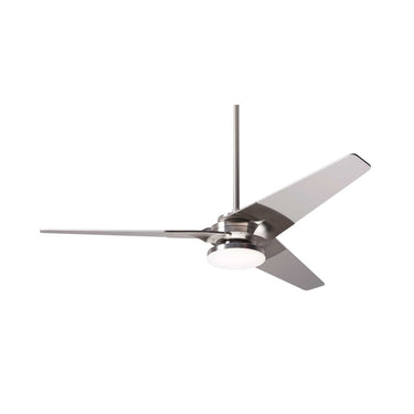 The Modern Fan Company Torsion Fan with 20W LED Light- Bright Nickel 4