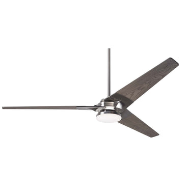 The Modern Fan Company Torsion Fan with 20W LED Light- Bright Nickel 6