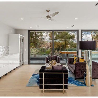 The Modern Fan Company Torsion Fan with 20W LED  Light - Gloss White 14