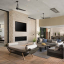 The Modern Fan Company Torsion Fan with 20W LED  Light - Gloss White 18