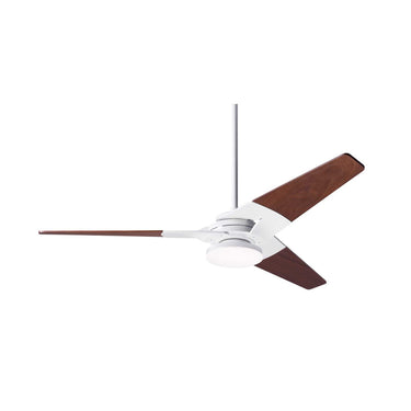 The Modern Fan Company Torsion Fan with 20W LED  Light - Gloss White 2
