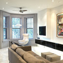 The Modern Fan Company Torsion Fan with 20W LED  Light - Gloss White 24